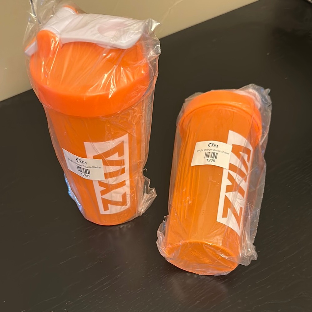 Orange Shaker Bottle Set--Zyia